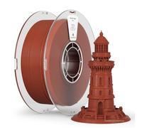 kexcelled PLA Rock Filamento para Impresora 3D 1,75 mm +/- 0,03 mm, Textura de Granito, Apto para la Mayoría de Impresoras FDM, Bobina de 1 kg (2,2 lbs), Brick Red