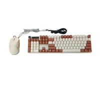 KEXIAO 104Keys - Combo de teclados y mouse mecánicos para juegos, juego de núcleo retroiluminado para entretenimiento en el hogar