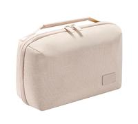 KEXIAO Bolsa portátil de productos digitales para viajes y uso diario con cierre de cremallera, organizador de tela resistente al desgaste, elegante
