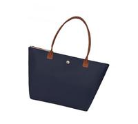 KEXIAO Bolso plegable para mujer, bolsa de bolas de masa, asa superior simple, gran capacidad, bolso bandolera, bolso de mano, bolso de mano, bolso de mano, azul marino, 46.99x29.97x31.50cm