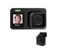 KEXIAO - Cámara digital 4K con sensores de 64 MP, doble pantalla, batería recargable con zoom de 18x, para estudiantes, viajes, Vlog