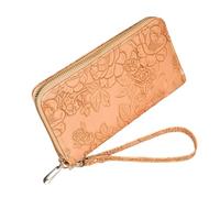 KEXIAO Carteras largas para mujer, estilo coreano, con ranuras para tarjetas, monedero de mano de gran capacidad, amarillo, 20 x 2,2 x 10 cm, Amarillo, 20x2.2x10cm
