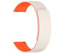 KEXIAO Correa magnética de silicona de 18/20/22 mm para reloj 4 5, correa de silicona de repuesto impermeable, anaranjado, beige, (Beige and Orange), 22mm