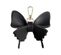 KEXIAO - Elegante llavero de piel sintética con forma de mariposa, accesorio para mujer, elegante, decoración de monedero, bolsas, colgante, 10x9cm, poliuretano