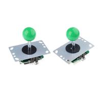 KEXIAO - Juego de 2 codificadores USB, 0 mejoras de palanca de mando de retardo, fácil instalación, compatible con sistemas adecuados para proyectos de juegos de PC