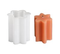 KEXIAO - Moldes de vela de silicona de grado alimenticio, formas únicas, incluyendo estrellas de mar, pirámide, flor de nube para manualidades, decoración del hogar, craf