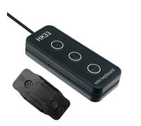 KEXIAO Teclado de 1 tecla/3 teclas con teclado de programación macro USB Braille, teclado de conexión USB para trabajar y jugar