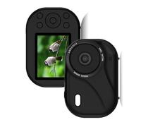 KEXIAO X1000 - Grabadoras de vídeo 4K de 48MP de alta resolución para nuevos principiantes con zoom 16X Cable de datos de carga USB