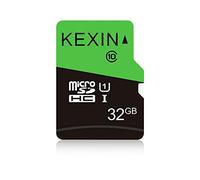 KEXIN 32GB Tarjeta de Memoria Micro SDHC, Class 10, 75MB/s de Alta Velocidad TF Tarjeta, C10, U1, Micro SD Tarjeta para Movil, Tableta, Cámara y Drones