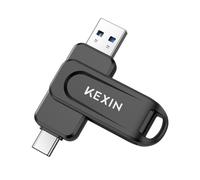 KEXIN 64GB Memoria USB Tipo C y 64GB 3.0 OTG 2 en 1 Pendrive para Portátil,Teléfono y Otras Dispositivos USB o Tipo C