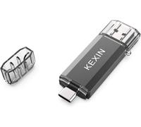 KEXIN Memoria USB 3.0 128G Tipo C y Pendrive 3.0 OTG Flash Drive 64 GB 2 en 1 USB Memory Stick para Portátil, Teléfono y Otras Dispositivos USB o Tipo C