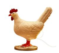KEXOTRACB Simulated Laying Hen Novelty Led Night Light Christmas Funny Easter Home Decor Party Carnival Chicken Lamp Chick Ornaments(A)