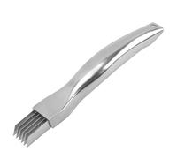 Kexpery 1/2/3 piezas cuchillo de cebolla verde multifuncional cortador de cebollino cuchillo triturador de acero inoxidable picador de cebolla verde para verduras frutas (1 unidad)