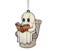 Kexpery 2D acrílico Ghost Grant-up para la decoración de la Ventana Interior de Halloween al Aire Libre