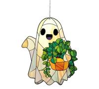 Kexpery 2D acrílico Ghost Grant-up para la decoración de la Ventana Interior de Halloween al Aire Libre