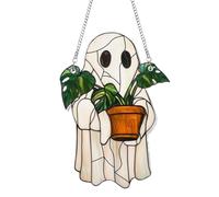 Kexpery 2D acrílico Ghost Grant-up para la decoración de la Ventana Interior de Halloween al Aire Libre