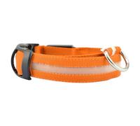 Kexpery Collar de perro con luz LED para perro, collar de perro recargable por USB, collar de perro brillante que hace que tus queridos perros sean vistos por la noche, luz nocturna luminosa de