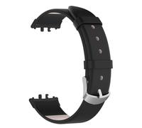 Kexpery Correa de cuero ajustable de repuesto para reloj Banda deportiva a prueba de sudor cómoda para Fit 3 SM-R390 Band (negro)