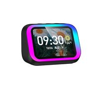 Kexpery Inteligente con asistente de voz y despertador con luz RGB para casa y dormitorio Bluetooth portátil