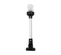 Kexpery Luz Bimini LED Marina Impermeable IP67 Blanco Navegación Plegable para Barcos Pontones Jonboats Bass Boats con Soporte