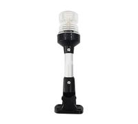 Kexpery Luz Bimini LED Marina Impermeable IP67 Blanco Navegación Plegable para Barcos Pontones Jonboats Bass Boats con Soporte