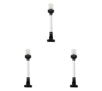 Kexpery Luz Bimini LED Marina Impermeable IP67 Blanco Navegación Plegable para Barcos Pontones Jonboats Bass Boats con Soporte