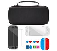 Kexpery Protección para Switch2: bolsa de viaje, manija, caja robusta y película de vidrio templado para la pantalla