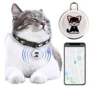 Kexpery - Rastreador GPS Anti-Pérdida para Mascotas, Localizador Inteligente Impermeable Compatible para Gatos
