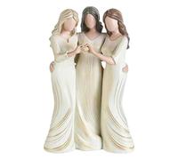Kexpery Sculpture - Figura de amistad entre hermanas de resina