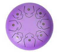 Kexpery Tambor de lengua de acero 6 pulgadas 8 notas impermeables para tambor prenatal, de yoga, meditación y relajación de acero