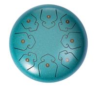 Kexpery Tambor de lengua de acero 6 pulgadas 8 notas impermeables para tambor prenatal, de yoga, meditación y relajación de acero