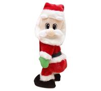 Kexpery Twerking Papá Noel Cantando una canción inglesa Navidad animada Papá Noel eléctrico de peluche de peluche para decoración del hogar, decoraciones de Navidad para niños, regalo