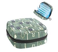 Key and Lock - Bolsa de almacenamiento portátil para servilletas sanitarias, Varios colores, 4.7x6.6x6.6 in/12x17x17 cm