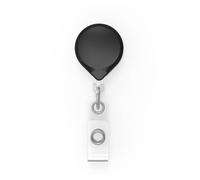 Key-Bak Mini Bak Tarj ID - Retráctil de Caza, Color Negro