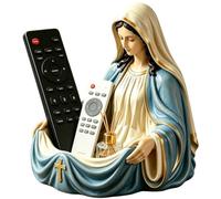 Key Bowl - Decoración de escritorio Virgin Mary | Plato de almacenamiento religioso para mujeres hombres coleccionistas dormitorio sala de estar estudio baño entrada a la oficina en casa