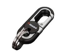 Key Carabiner Clip - Zinc Alloy, Removable 2 Ring Car Key Chain - Easy Using And Disassemble Mini Outdoor Tools For Women, Men Boys