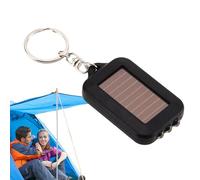 Key Chain Flashlights LED minii - LED Solar Powered Small Keychain Flashlight, minii Keychain Flashlight | Pocket-Sized Outdoor Lighting Supplies, Portable Flash Torch with Built-in Battery for Cycles