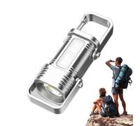 Key Chain Light, Tiny Recargable Pocket Flashlight, Multifunctional Bright Portable Lighting, Accessories for Cycling, Outdoor Hiking, Everyday Carry Tool, 9,5 x 3,8 x 2,9 cm