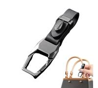Key Chains - Men Universal Cool PU Leather Anti-Lost Keyrings Keeper