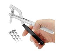 Key Cutter, Multifunctional Pliers, Folding Repair Tool, 3-Pin Precision Function, Non-Slip Grip Performance, Vehicle Maintenance, Portable Metal Hardware for Truck Boat Home Garage