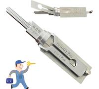 Key Decoder Lock Pick,stainless Steel Key Decoder,master Key Decoder,sc1 Stainless Steel Key Decoder,key Decoder Lock Pick,utility Keys Stainless Steel,2 In 1 Lock Pick and De-Coder Tool