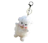 Key Holder Talisminis Sheep - Super Soft Cuddly Toy Sheep | Plush Standing Lamb, Cuddly Animal Pendant with Key Ring For Lanyard, Keys Ring & Keys Holder Lucky Bag Charm with Message