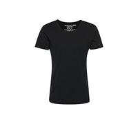 KEY LARGO Bread New Round Camiseta, Negro (1100), XL para Hombre