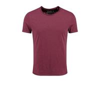 KEY LARGO Bread New Round Camiseta, Rojo Oscuro (1381), L para Hombre