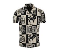 Key Largo Camisa beige / negro M EUR