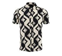 Key Largo Camisa 'MSH TRACK' beige / negro XL EUR