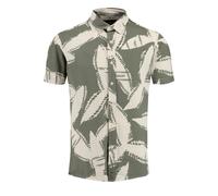Key Largo Camisa 'SPARX' ecru / verde L ecru / verde