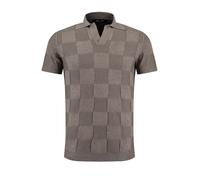 Key Largo Camiseta 'HARBOR' marrón / brocado M marrón / brocado