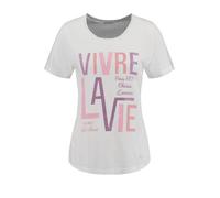 Key Largo Camiseta 'La Vie' lila / rosé / altrosa / blanco XS lila / rosé / altrosa / blanco