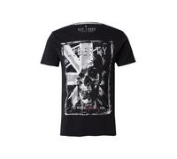 KEY LARGO Klliberty Round Camiseta, Negro (1100), S Hombres